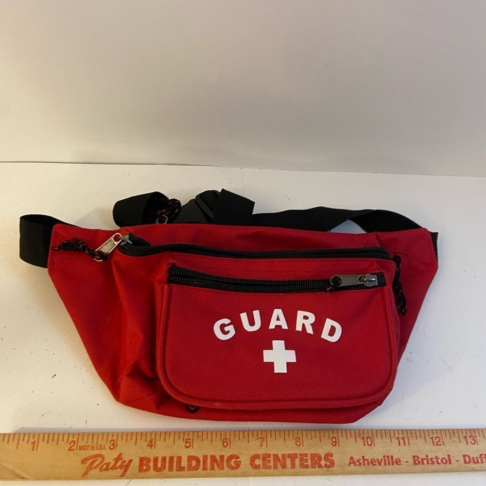 New‎ red lifeguard Fanny waist bag